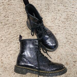 Dr. Martens 1460 COSMIC GLITTER Purple BOOTS size 1